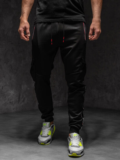 Herr Cargo-sweatpants Svart Bolf K10279A1