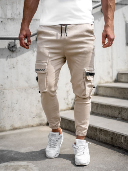 Herr Cargojoggers Beige Bolf 6685