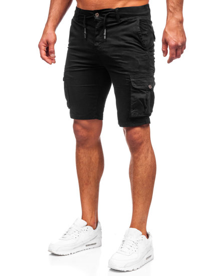 Herr Cargoshorts Svart Bolf BB70010