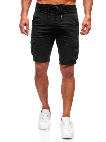 Herr Cargoshorts Svart Bolf BB70010