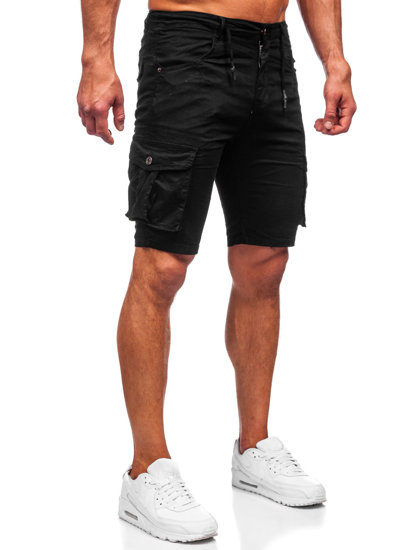 Herr Cargoshorts Svart Bolf BB70011