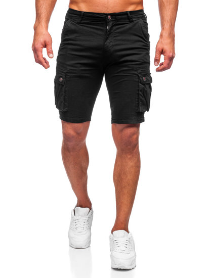 Herr Cargoshorts Svart Bolf BB70012