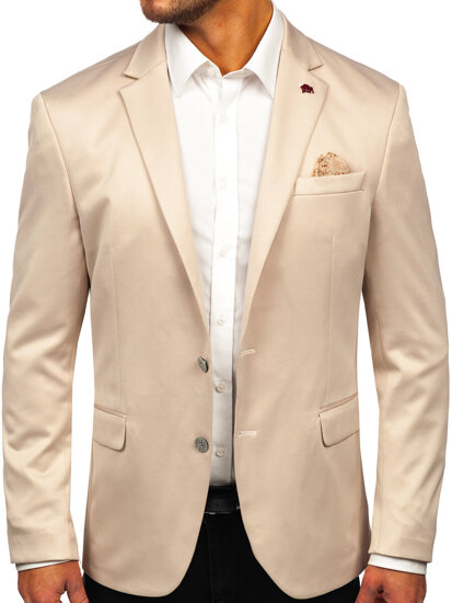 Herr Casual Kavaj Beige Bolf 022