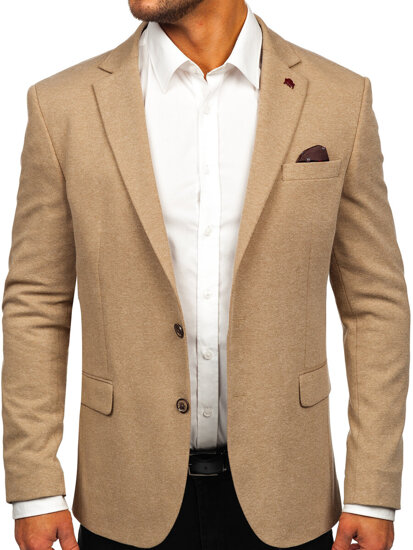 Herr Casual Kavaj Beige Bolf 024