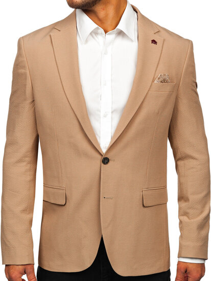 Herr Casual Kavaj Beige Bolf 026