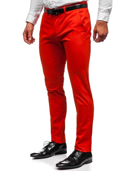 Herr Chinos Mörkorange Bolf 1143