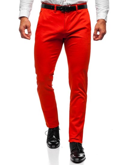 Herr Chinos Mörkorange Bolf 1143