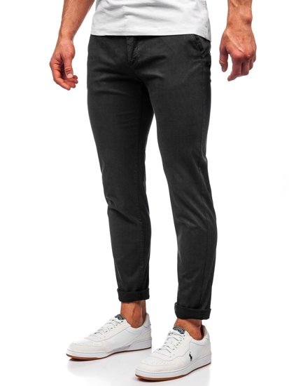 Herr Chinos Svart Bolf 1146