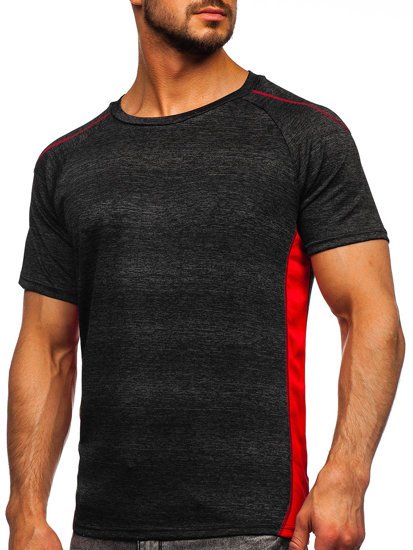 Herr Gym T-shirt Svart Bolf HM074