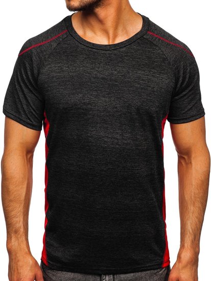 Herr Gym T-shirt Svart Bolf HM074