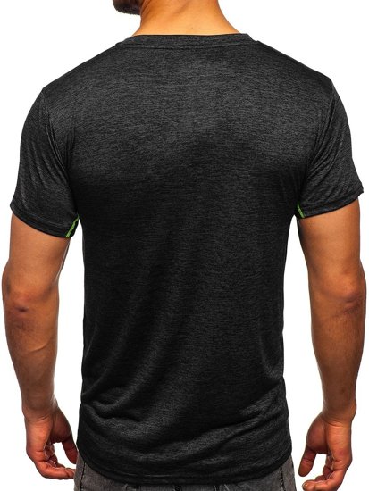 Herr Gym T-shirt Svart Bolf HM075