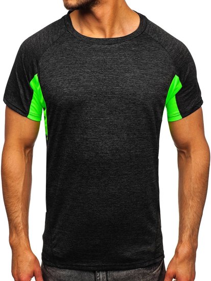 Herr Gym T-shirt Svart Bolf HM076