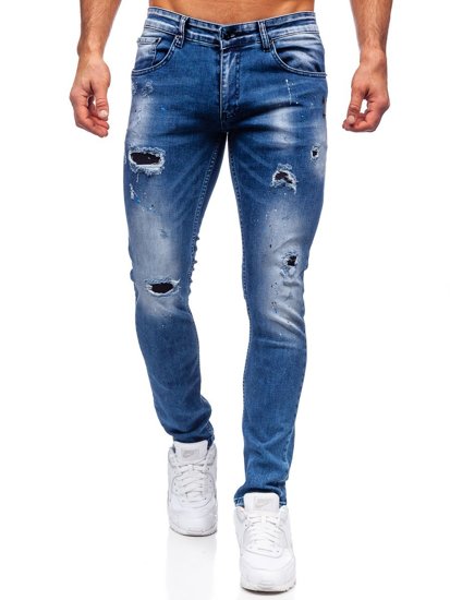 Herr Jeans Regular Fit Marinblå Bolf 4002