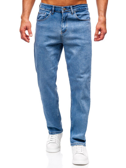 Herr Jeans Regular Fit Marinblå Bolf 5456