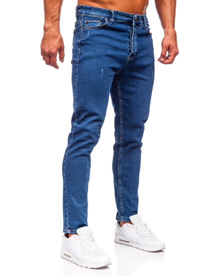 Herr Jeans Regular Fit Marinblå Bolf 6052