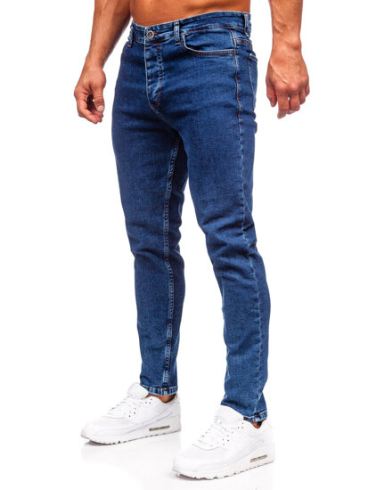 Herr Jeans Regular Fit Marinblå Bolf 6053