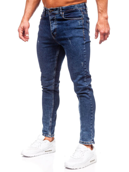 Herr Jeans Regular Fit Marinblå Bolf 6057