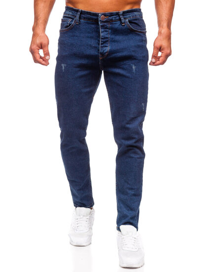 Herr Jeans Regular Fit Marinblå Bolf 6058