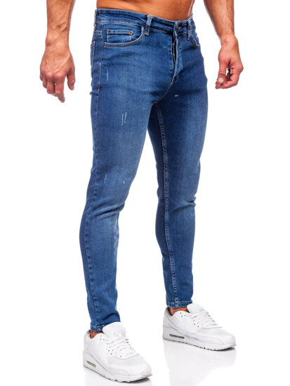 Herr Jeans Regular Fit Marinblå Bolf 6083