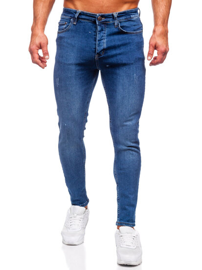 Herr Jeans Regular Fit Marinblå Bolf 6083