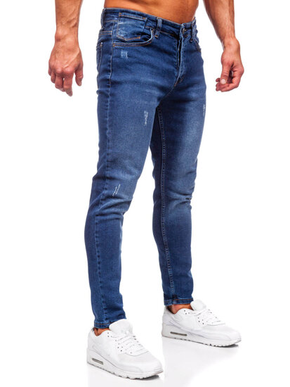 Herr Jeans Regular Fit Marinblå Bolf 6217