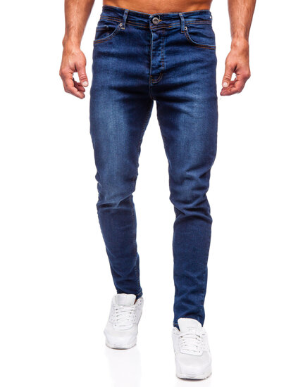 Herr Jeans Regular Fit Marinblå Bolf 6297