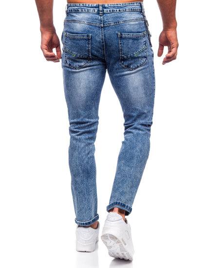 Herr Jeans Regular Fit Marinblå Bolf HY1050