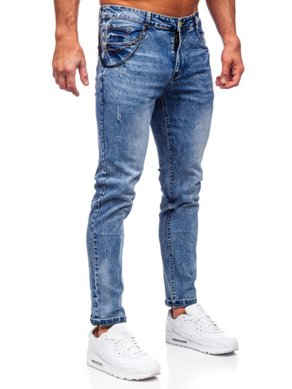 Herr Jeans Regular Fit Marinblå Bolf HY1050