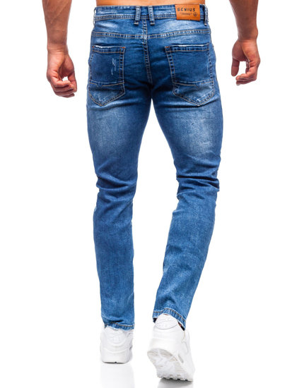 Herr Jeans Regular Fit Marinblå Bolf K10006-1