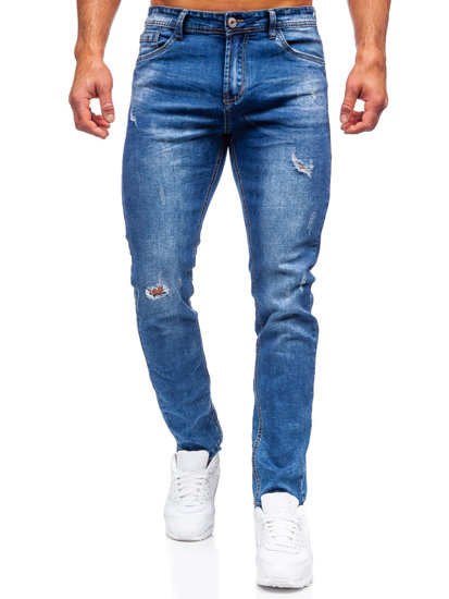 Herr Jeans Regular Fit Marinblå Bolf K10006-1