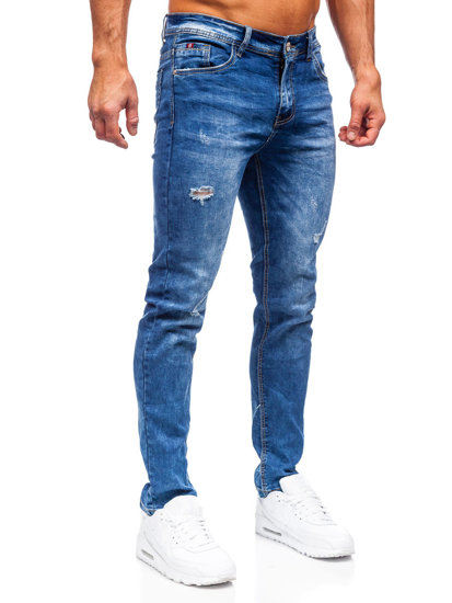 Herr Jeans Regular Fit Marinblå Bolf K10008-1