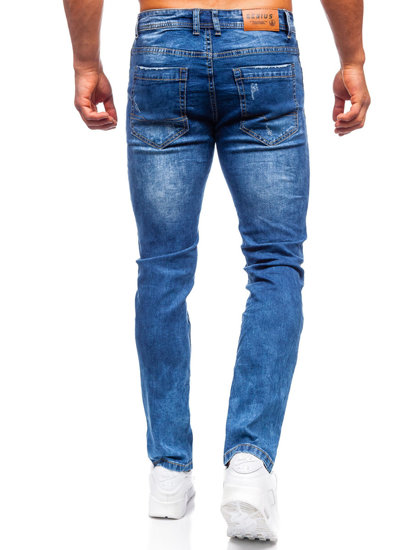 Herr Jeans Regular Fit Marinblå Bolf K10008-1