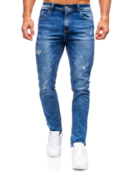 Herr Jeans Regular Fit Marinblå Bolf K10008-1