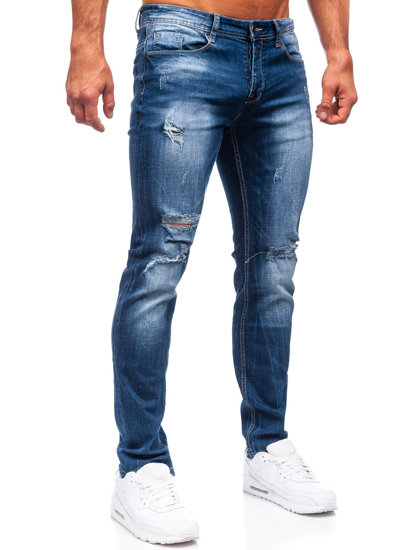 Herr Jeans Regular Fit Marinblå Bolf MP002B 