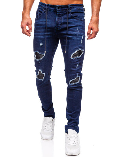 Herr Jeans Regular Fit Marinblå Bolf MP0100BS