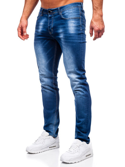 Herr Jeans Regular Fit Marinblå Bolf MP019B