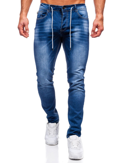 Herr Jeans Regular Fit Marinblå Bolf MP021B