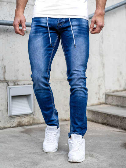 Herr Jeans Regular Fit Marinblå Bolf MP021B