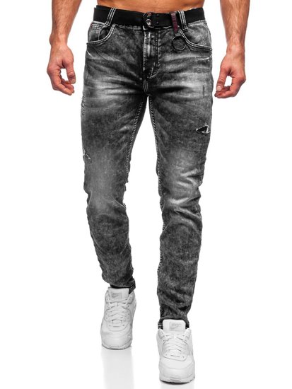 Herr Jeans Regular Fit Svart Bolf 30049S0