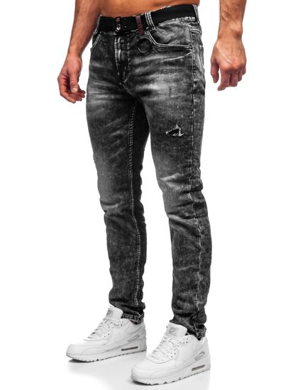 Herr Jeans Regular Fit Svart Bolf 30049S0