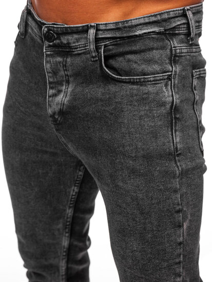 Herr Jeans Regular Fit Svart Bolf 6028