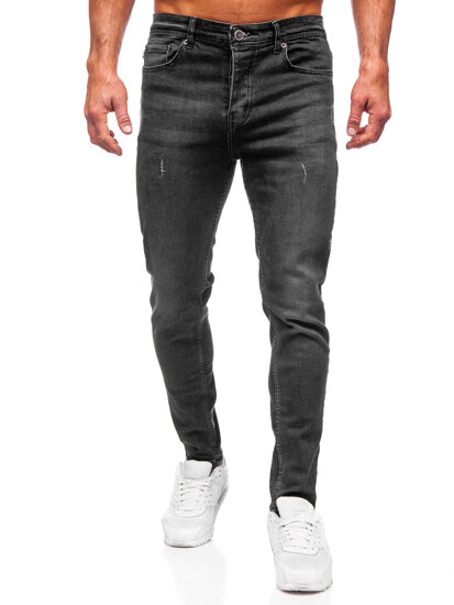 Herr Jeans Regular Fit Svart Bolf 6311