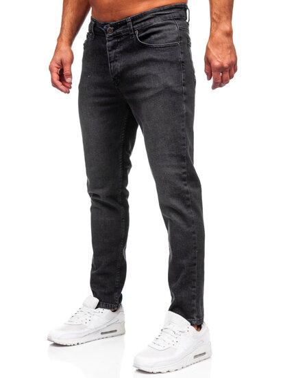 Herr Jeans Regular Fit Svart Bolf 6644