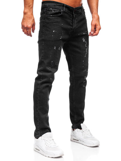 Herr Jeans Regular Fit Svart Bolf 6855