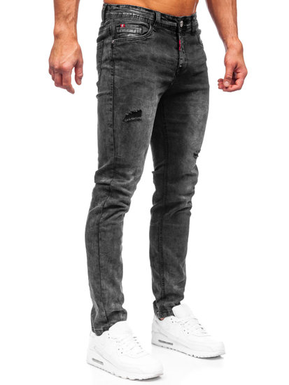 Herr Jeans Regular Fit Svart Bolf K10007-2