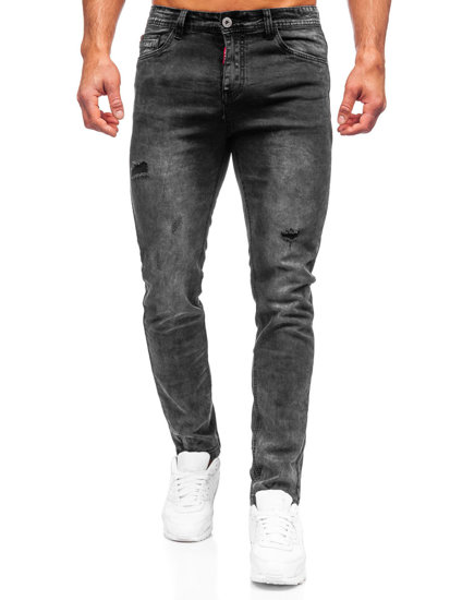 Herr Jeans Regular Fit Svart Bolf K10007-2