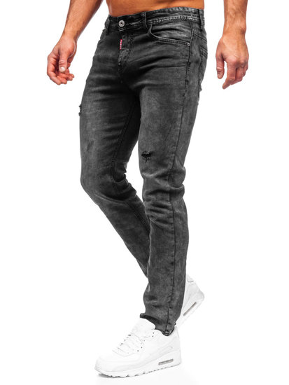 Herr Jeans Regular Fit Svart Bolf K10007-2