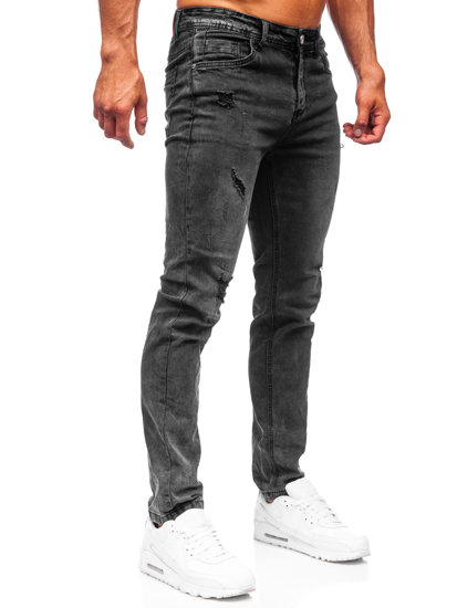 Herr Jeans Regular Fit Svart Bolf K10009-2