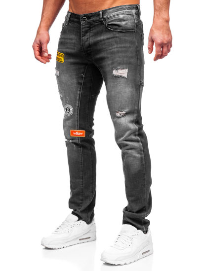 Herr Jeans Regular Fit Svart Bolf MP0047N