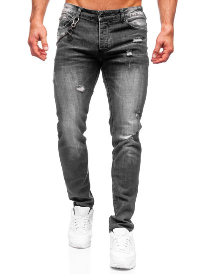 Herr Jeans Regular Fit Svart Bolf MP0051N